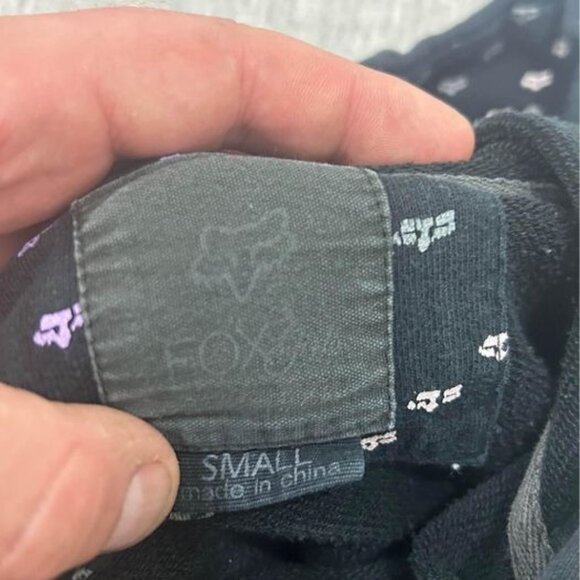 Fox Racing Sweatshirt Womens small Zip up hoddie fox riders co - Picture 3 of 10